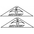 Mooney Aircraft Yoke Decal,Sticker!